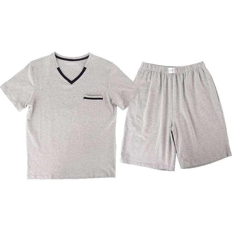 夏季家居服敦之盾男士