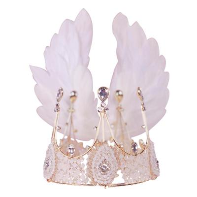 网红皇冠装饰品火烈鸟生日蛋糕