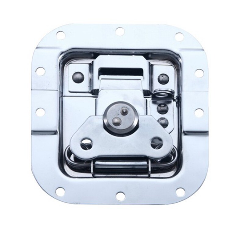 航空箱铝箱机箱机柜配件有框蝴蝶锁扣压边中挂锁自弹蝴蝶锁小挂锁