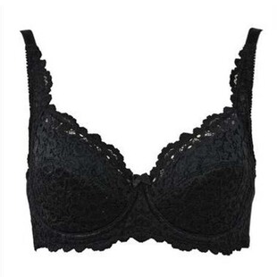黛安芬经典款大杯薄杯全罩杯蕾丝罩面侧收聚拢文胸19-575 16-8297