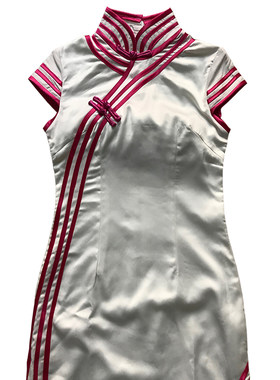 性感端庄复古风礼仪表演服旗袍