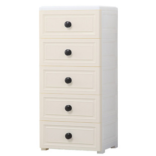 纳雅乐抽屉式收纳柜塑料婴儿童宝宝卡通储物衣柜多层储物柜