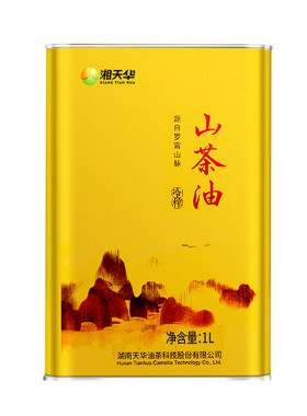 湘天华山茶油食用油纯正压榨茶籽油一级压榨湖南茶油1L