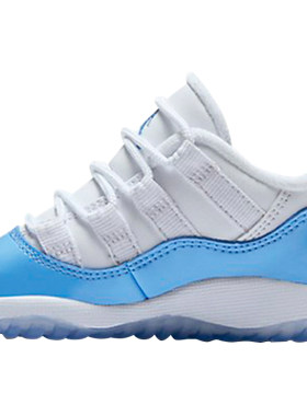 Jordan乔11low北卡蓝童鞋