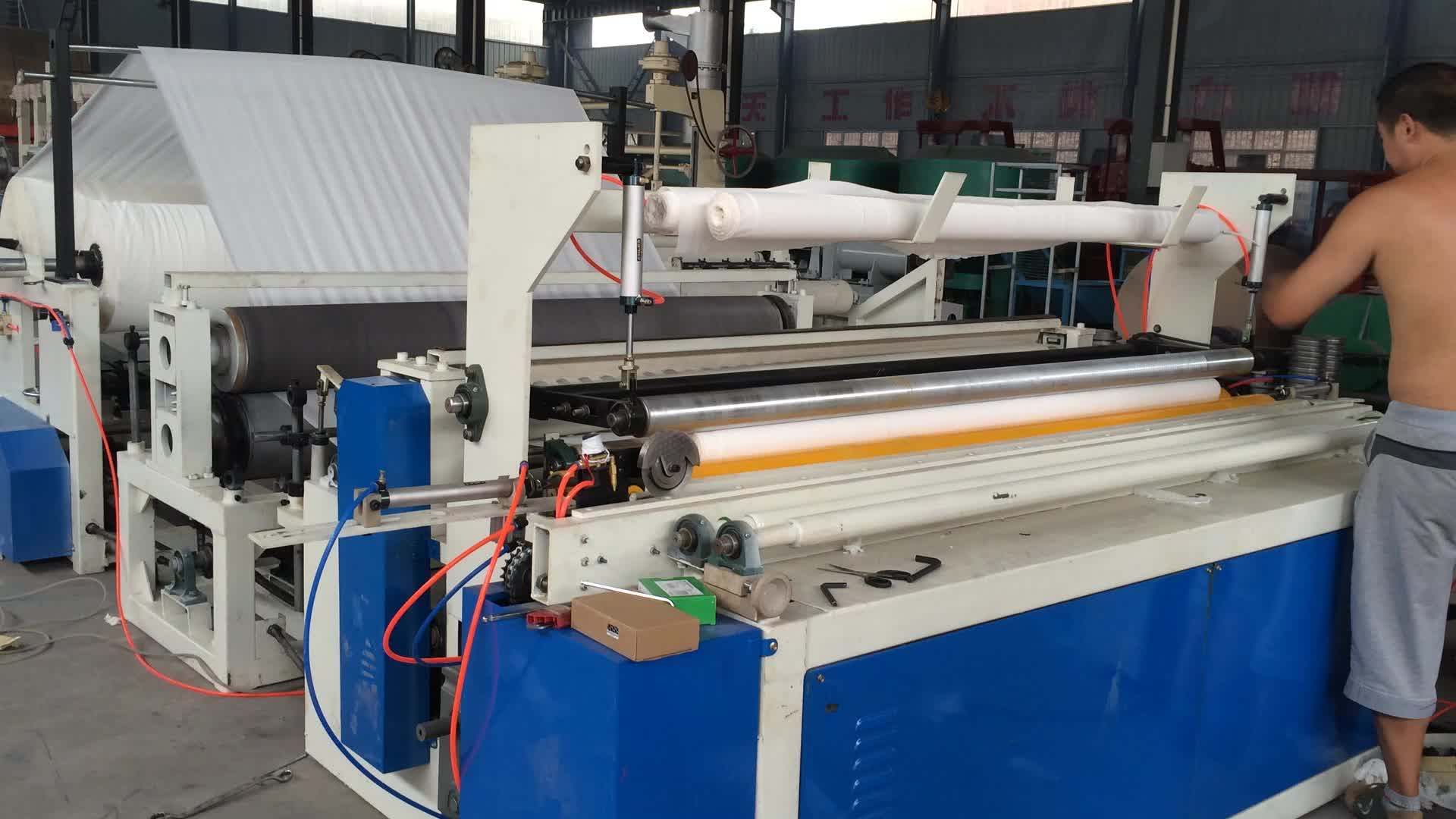Mini Tissue Toilet Paper Making Machine Factory And Complete Line