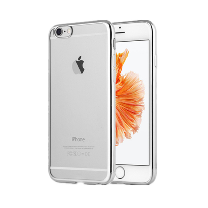 15高级感13玫瑰金12mini适用iphone6/6s手机壳7苹果6plus8透明电镀14pro简约11pro Max