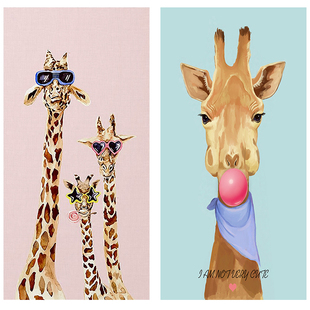 北欧客厅ins风装饰画挂画墙面过道房间竖版画芯墙布卧室室内走廊