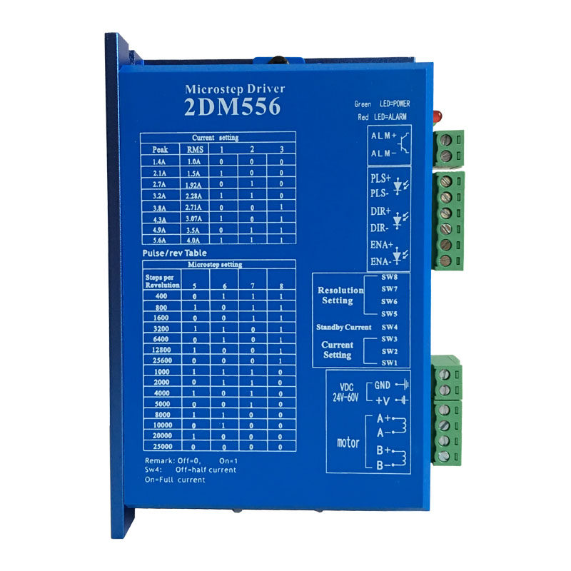 2dm556步进电机驱动器JMC直流48V两相数字57雕刻印刷可替代2M656