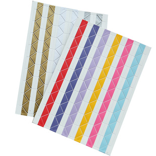 拙木 PVC相片角贴 固定照片三角形贴角护角DIY拍立得相册工具