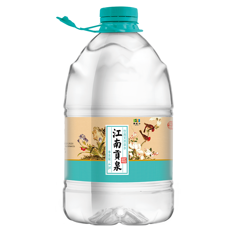 洞庭山泡茶水饮用水大桶泉水整箱非矿泉水pk纯净