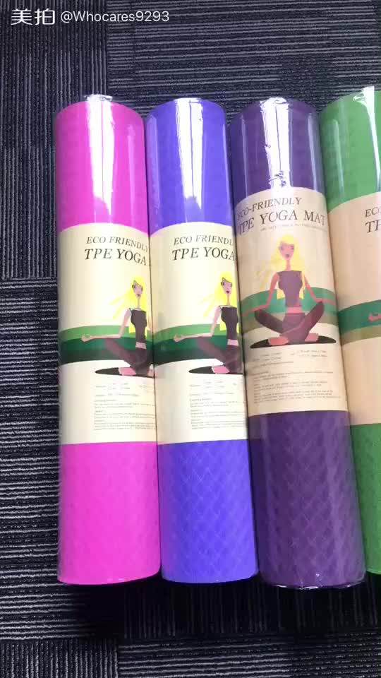 Tahan Air Mata Psykadelic 100% Tpe Yoga Tikar 6mm 10mm 