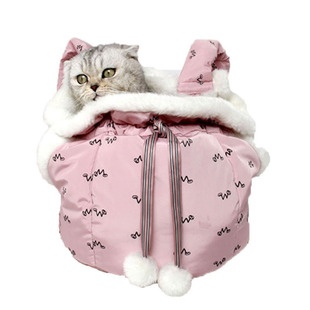 宠物猫包外出便携狗狗双肩胸前背包冬天保暖猫袋手提小型狗包可洗