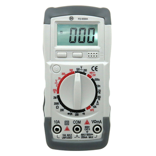 日本福冈多功能数显万用表数字高精度直交流电容表袖珍可测二极管