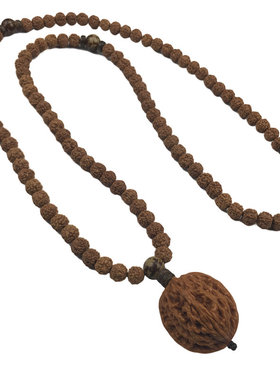 小金刚原籽关公吊坠手串佛珠项链