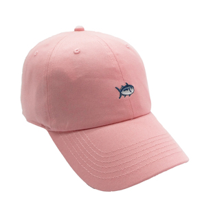 美版休闲粉白色黑色小鱼刺绣韩国简约男女情侣棒球帽子鸭舌帽