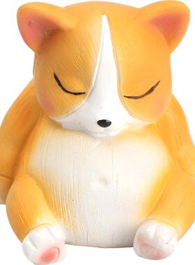 可爱风树脂动物办公室卡通小猪