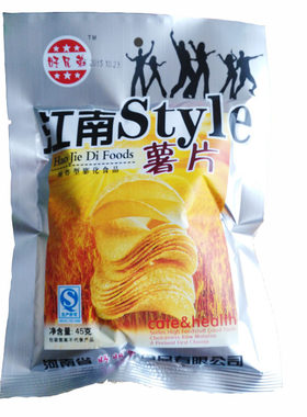 好兄弟薯片42g江南style薯片膨化食品薯条土豆洋芋薯休闲零食