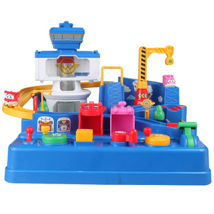 新款超级飞侠国际机场总部控制台国际机场闯关大冒险玩具套装全套