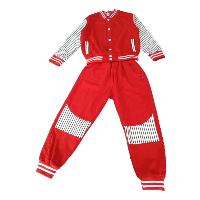 幼儿园园服春秋套装新款条纹中小学生纯棉校服男女儿童运动服老师