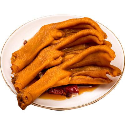 阿可香鸭掌网红小吃酸辣鸭爪