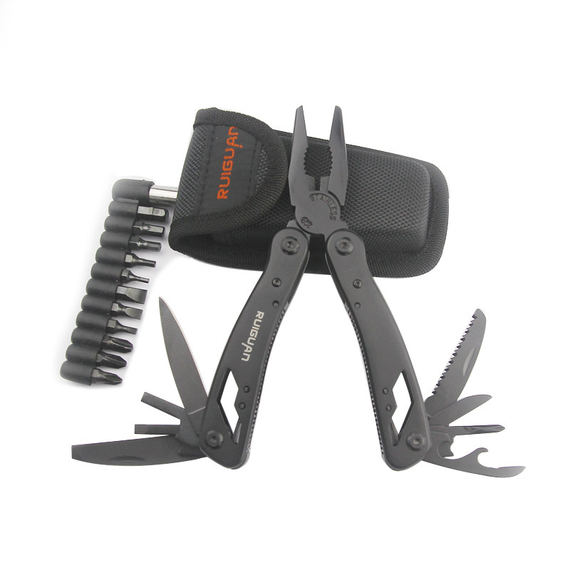 多功能折叠钳子户外组合刀随身便携装备套装万用工具野外生存用品