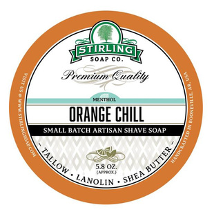 帝诗剃须皂 stirling soap orange chill 冰橙男士剃须泡沫皂