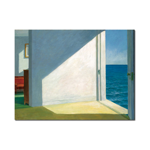 靠海的房间 爱德华·霍普 小众艺术北欧装饰画挂画 客厅卧室