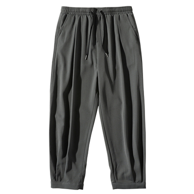 垂感冰丝裤男夏季薄款九分超薄