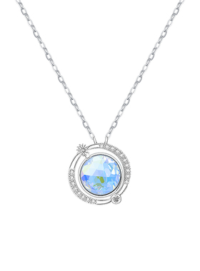 2021年新款项链女生极光高级简约