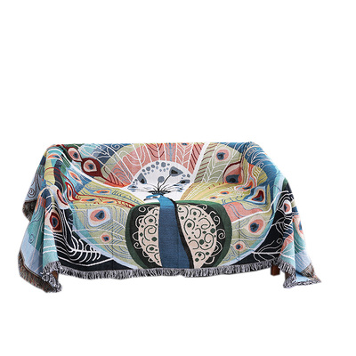 孔雀沙发套网红推荐新款全覆盖