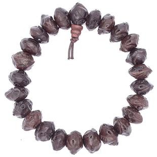 原色对眼小鬼脸菩提子莲台菩提佛珠鬼脸手串手链持珠