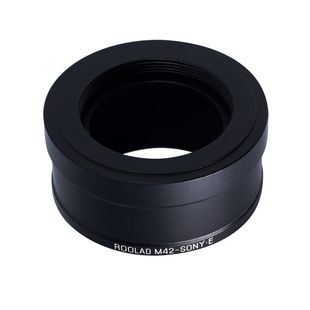 M42-NEX转接环锐来德黑银色适用索尼微单A7CA9安装八羽怪44潘太康