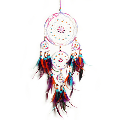 印第安大挂饰婚礼羽毛捕梦网