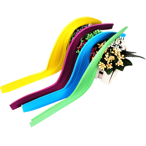 满包邮 彩色衍纸画材料 单色衍纸条颜色120条 0.5x54厘米