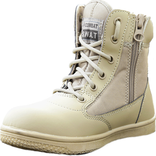 儿童靴子男女童马丁靴2020年新款英伦风宝宝雪地靴战术军迷秋春款