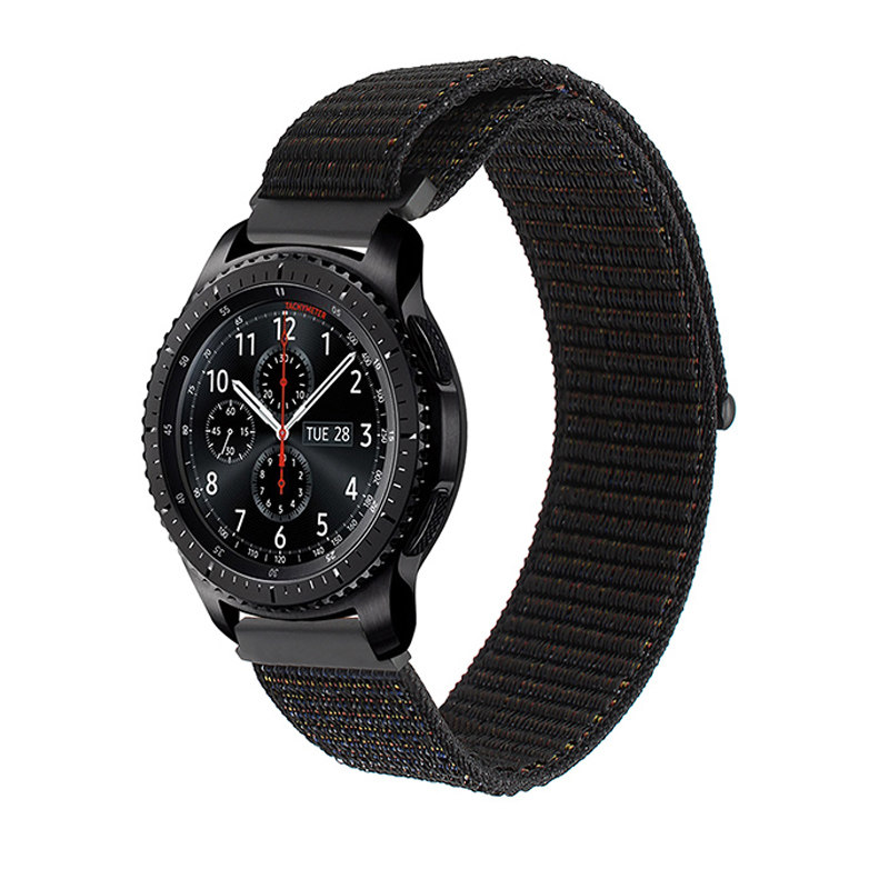 三星Gear sport S3尼龙回环表带华米 华为2 ticwatch表带20/22mm