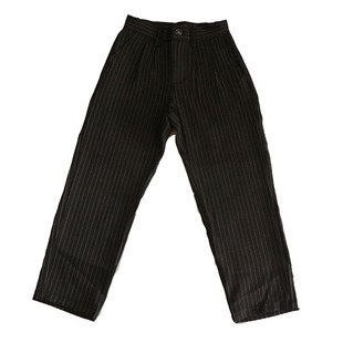 街头宝宝街舞popping机械舞locking锁舞黑白条纹儿童小孩长西裤子