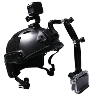 gopro11头盔hero9/10相机手机头盔支架攀岩战术实时面部捕捉动画