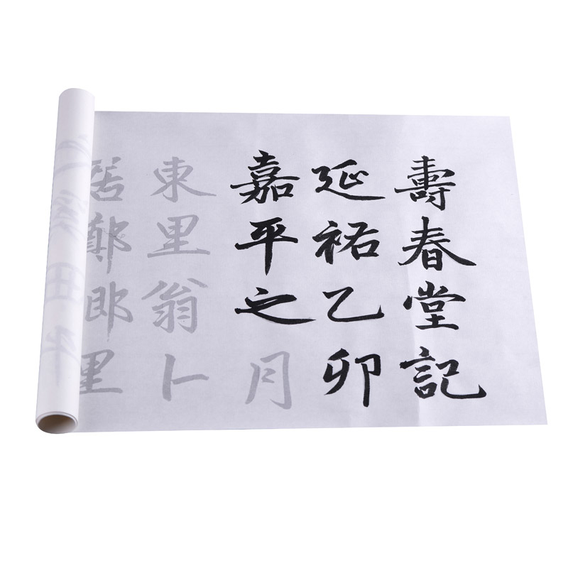 寿春堂记赵孟頫临摹描红练习字帖