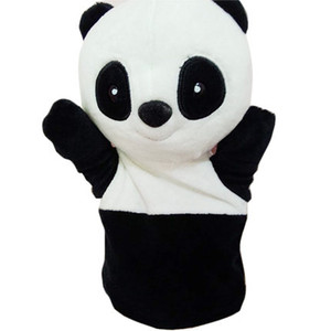 睿伊套装手偶毛绒玩具动物老虎斑马嘴巴能动讲故事儿童生日礼物