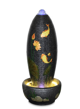 流水喷泉招财加湿器假山开业礼品