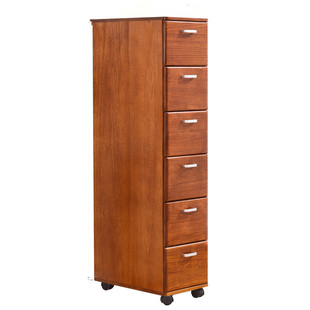 夹缝收纳柜25cm深42床头柜卫生间储物柜实木斗柜厨房缝隙柜窄柜子