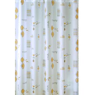 洗澡间隔断淋浴帘子布防水浴室挂帘窗户帘卫生间浴帘免打孔杆套装