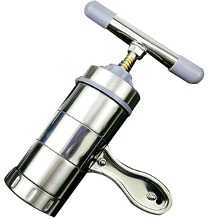 立麦不锈钢压面机手动家用多功能河捞和乐面条机饸饹机莜面栲栳栳