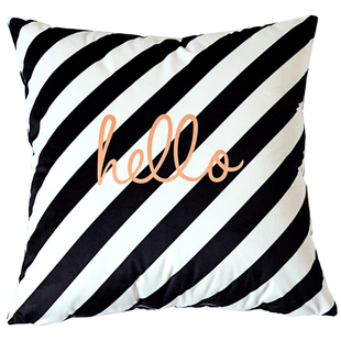 美式时尚芭蕉叶小清新北欧风植物抱枕简约现代腰枕靠枕套沙发靠垫