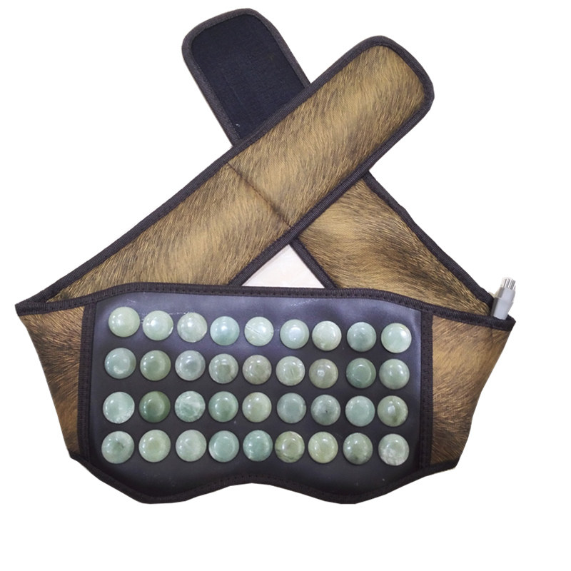 正品加热腰带充电加热腰带玉石托玛琳腰带保健理疗远红外痛经腰带