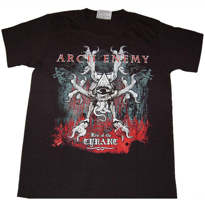 Arch Enemy 大敌铁拳摇滚t恤男潮碾核旋律死亡重金属乐队欧美街头