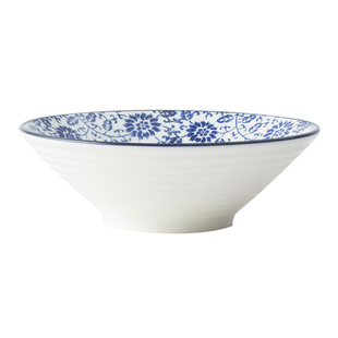 6-12寸青花瓷碗拉面碗陶瓷碗釉下彩深盘家用商用大碗汤碗面碗菜碗