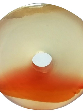 天然玛瑙平安扣玉髓毛衣链吊坠