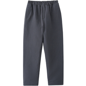 冬季加厚棉裤男中老年父亲棉花舒适中国风棉麻老人长裤男休闲直筒